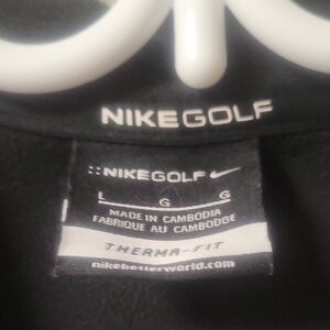 Nike Black Therma-Fit NikeGolf Jacket LARGE